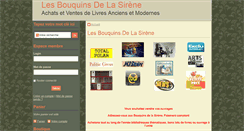 Desktop Screenshot of lesbouquinsdelasirene.com